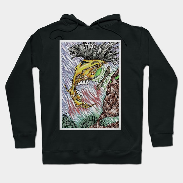 Drawings Art Ilustration Hoodie by Tilisiti